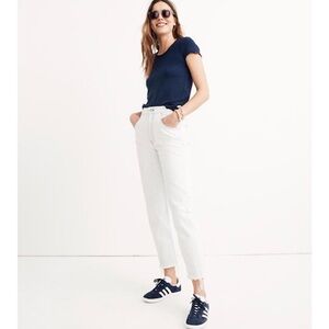 Madewell NWT Tapered Wide‎ Leg Jeans Size24 Fringe